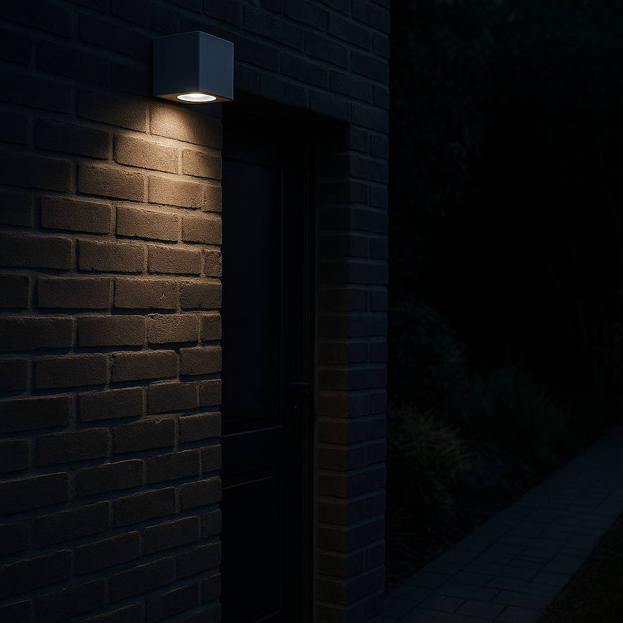 Grey Outdoor Wall Light IP65