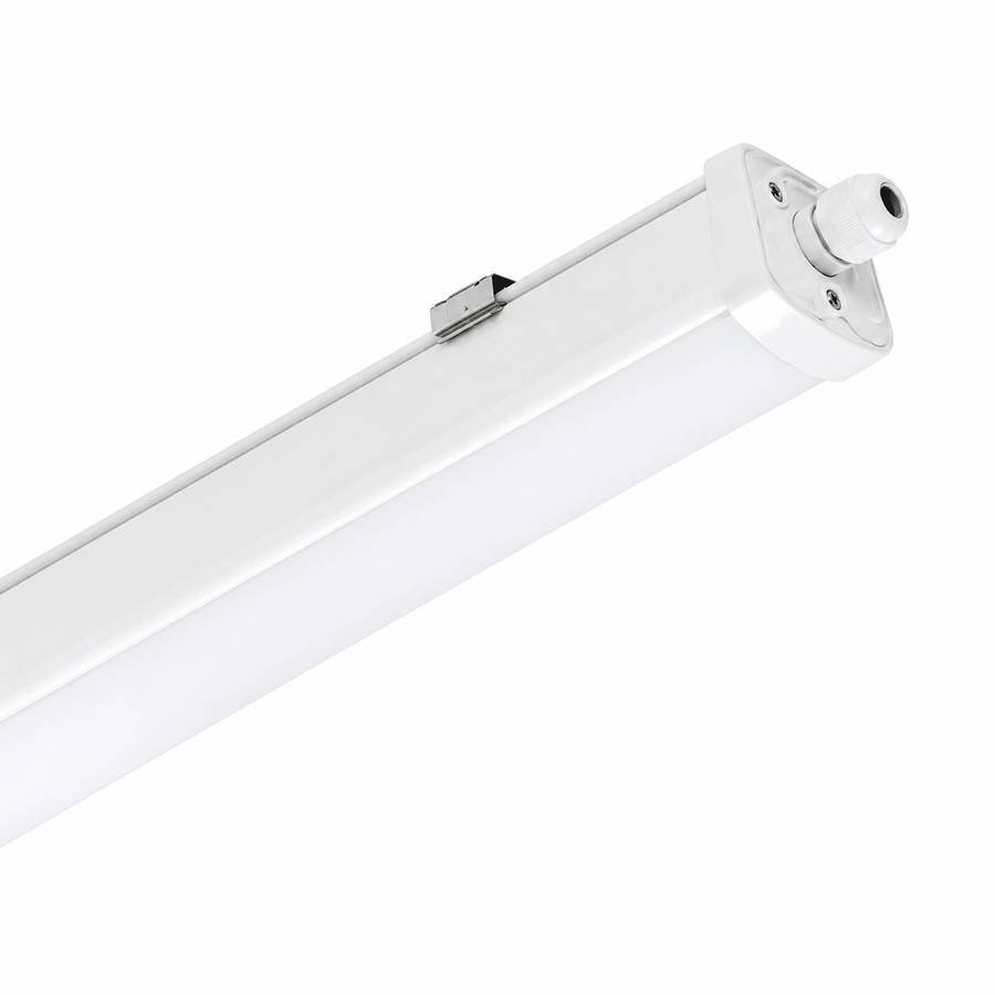 Riga LED Linear High Output IP65 - White / 5ft / 1500mm / 3000K Warm White