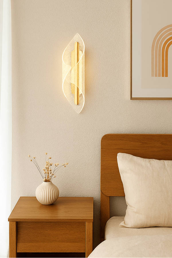 Medium Cocoon Acrylic LED Wall Light