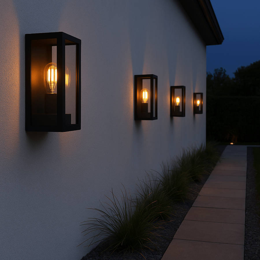 Chic Flush Outdoor Wall Light