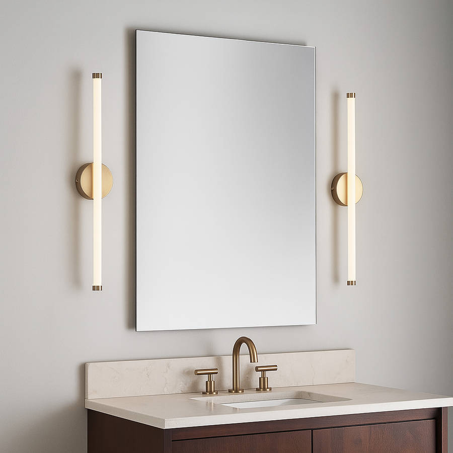 Flare Gold LED Mirror / Picture Light