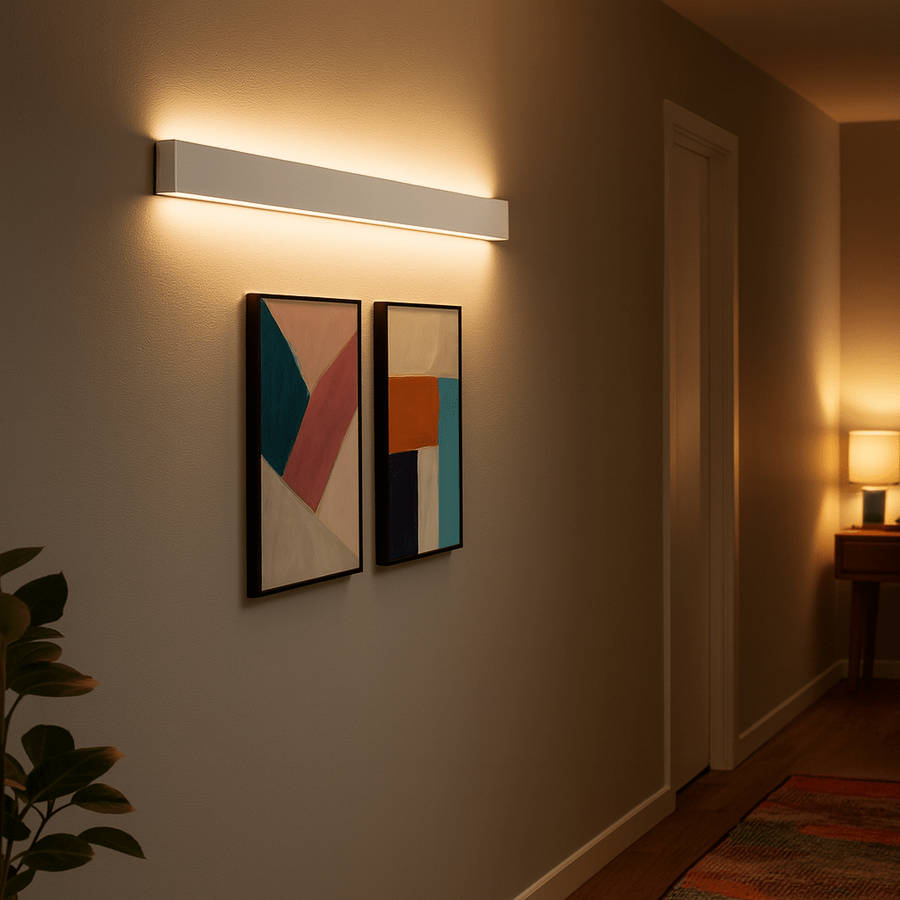 AVICO White Linear LED Wall Light IP20