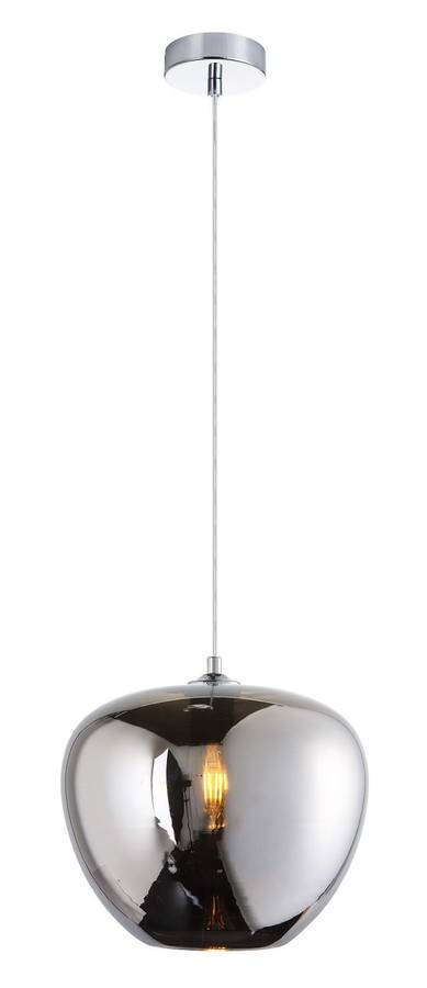 Small Smoke Apple Pendant Light