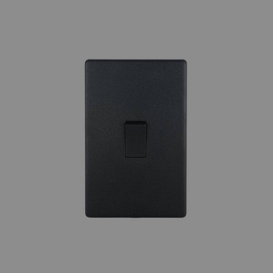 Black Single Lever, 2 Way Switch
