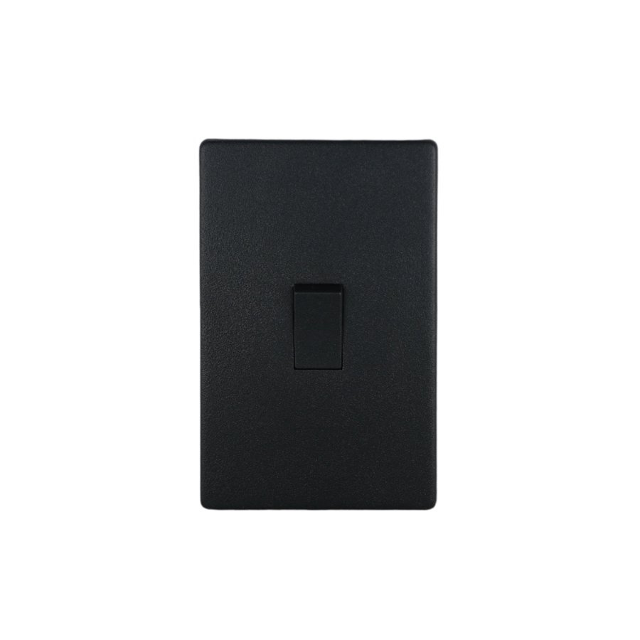 Black Single Lever, 2 Way Switch