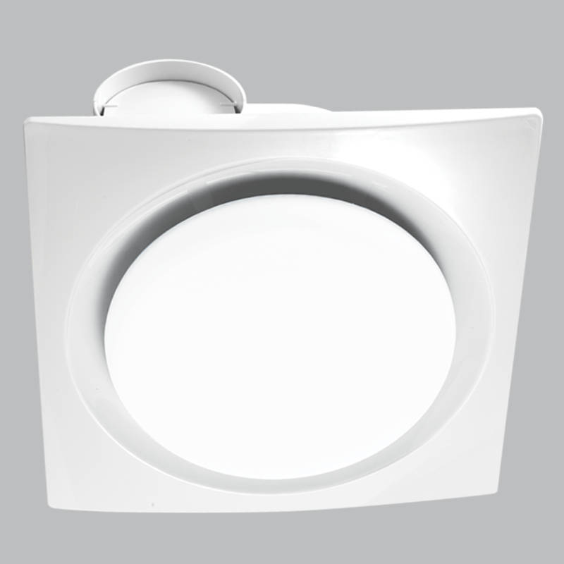 Square Extractor Fan (245mm) with LED Light