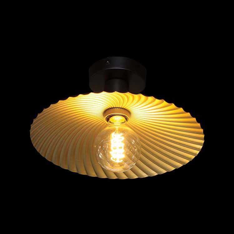 Golden Shell Ceiling Fitting