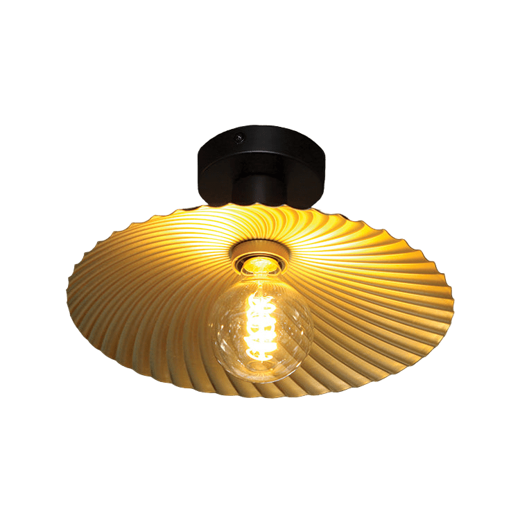 Golden Shell Ceiling Fitting