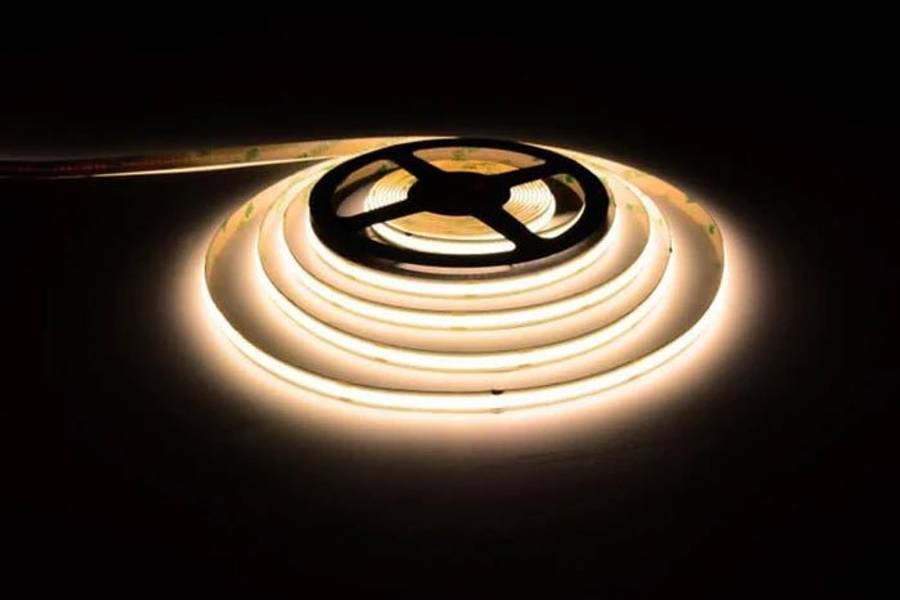LED Strip Light 24V  8W COB CRI90 (5 Year)  Warm White (3000K)