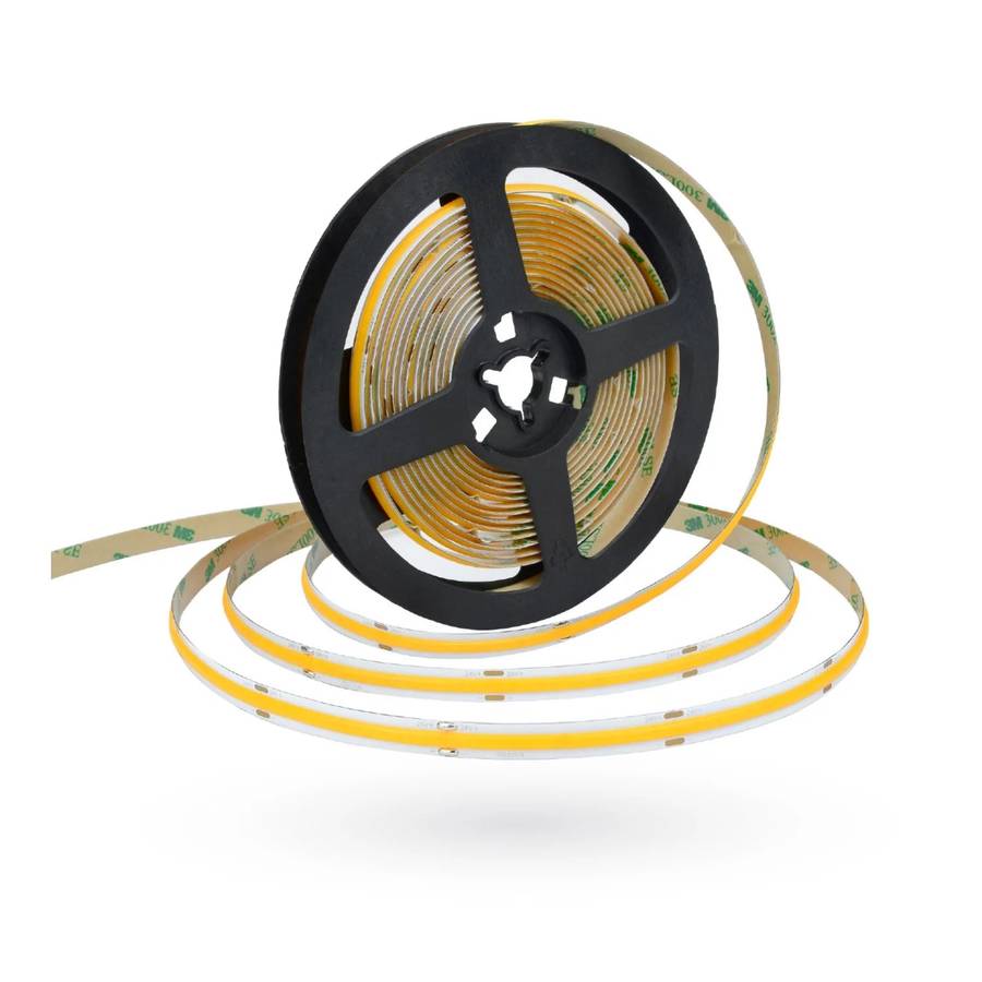 LED Strip Light 24V  8W COB CRI90 (5 Year)  Warm White (3000K)