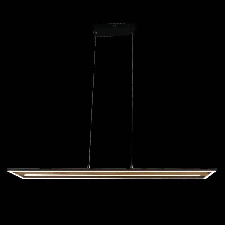 38W LED Woodline Twin Linear Pendant
