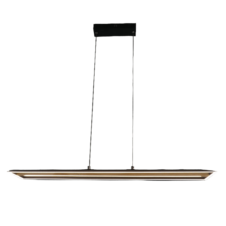 38W LED Woodline Twin Linear Pendant