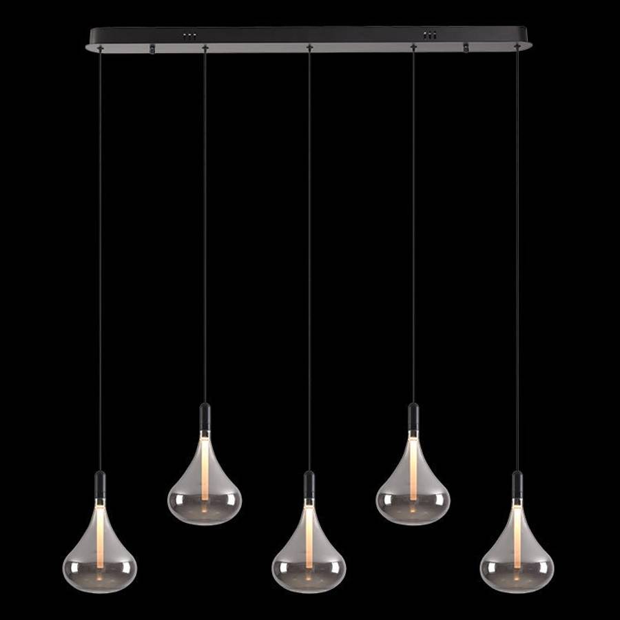 Cape Grape Smoke Glass LED Pendant Light