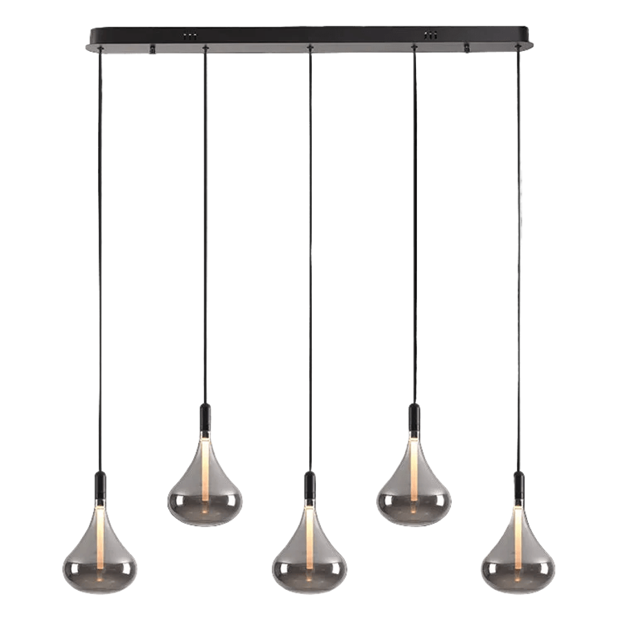 Cape Grape Smoke Glass LED Pendant Light