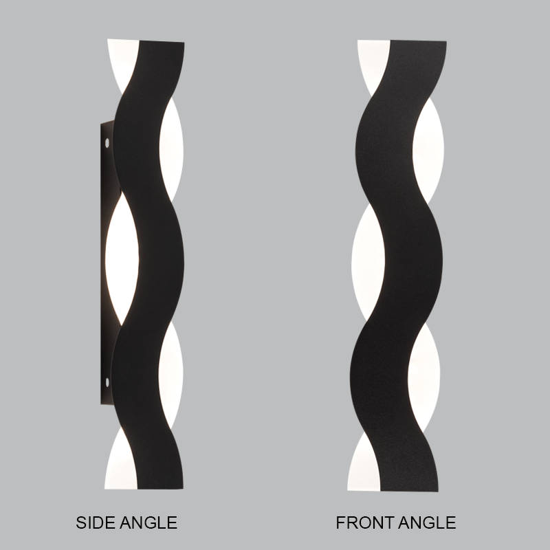 Bali Wave Outdoor Linear Wall Light