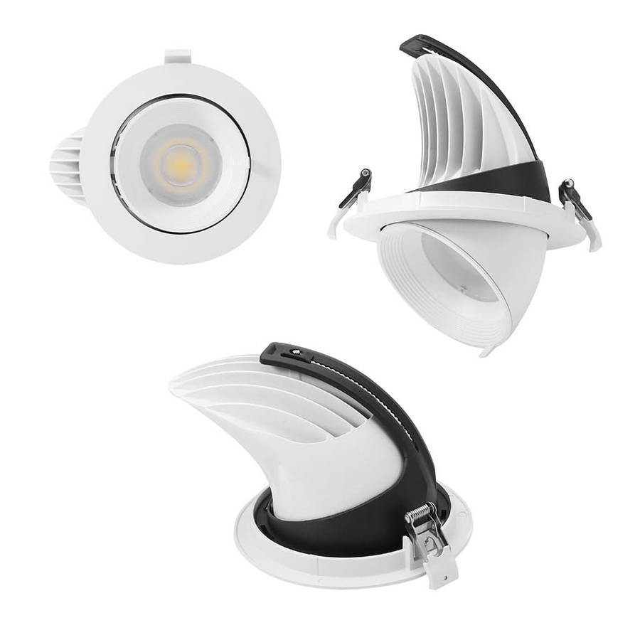 Mario Round Tilt Downlighter  35W, 3CCT