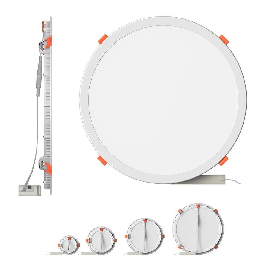 24W CCT Recessed Round Panel