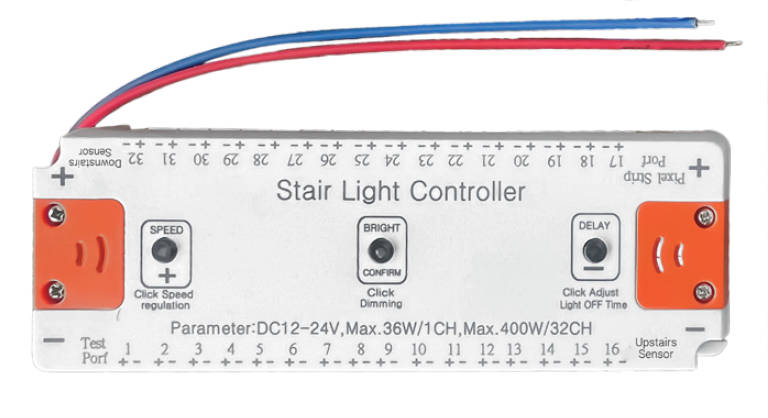 LED Strip Light - Stair Light Controller 12-24Vdc