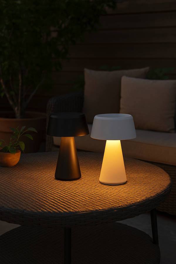 Montego LED Rechargeable Table Lamp - White