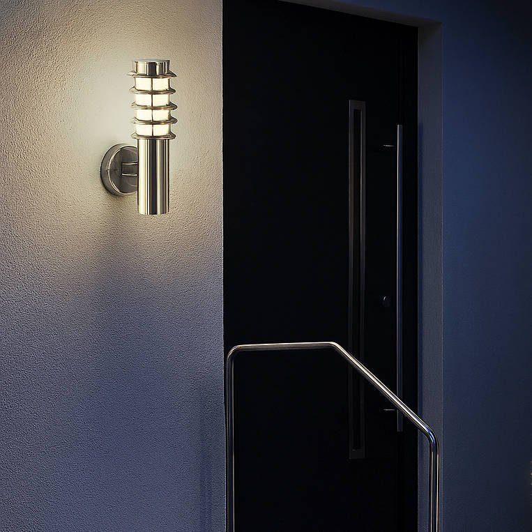 Stainless Steel Grid Wall Light