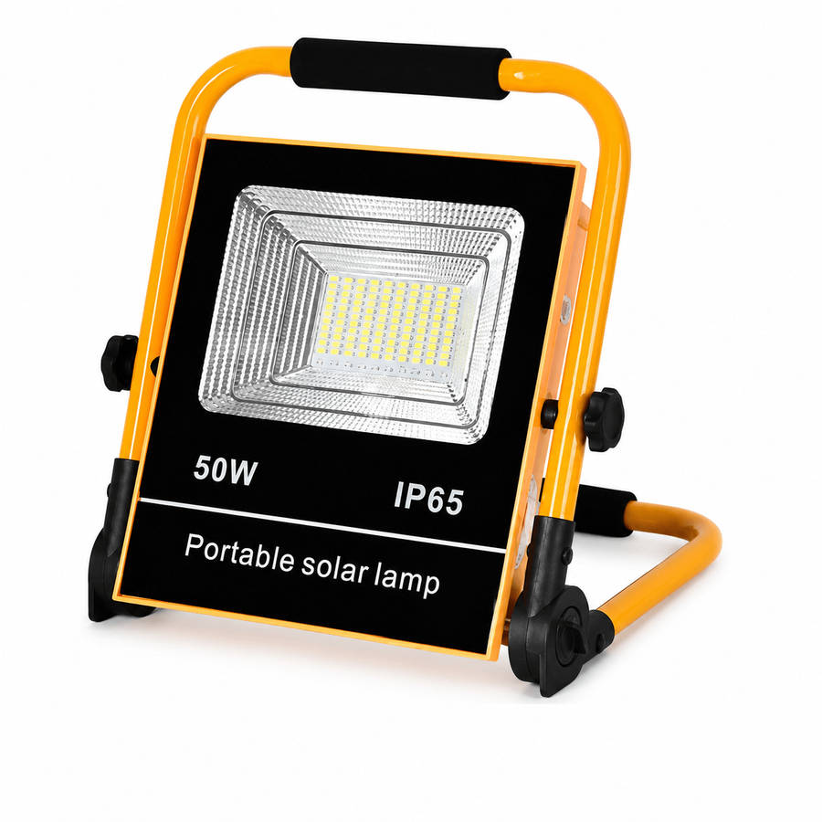 50W Solar Rechargeable LED Work Light, IP65