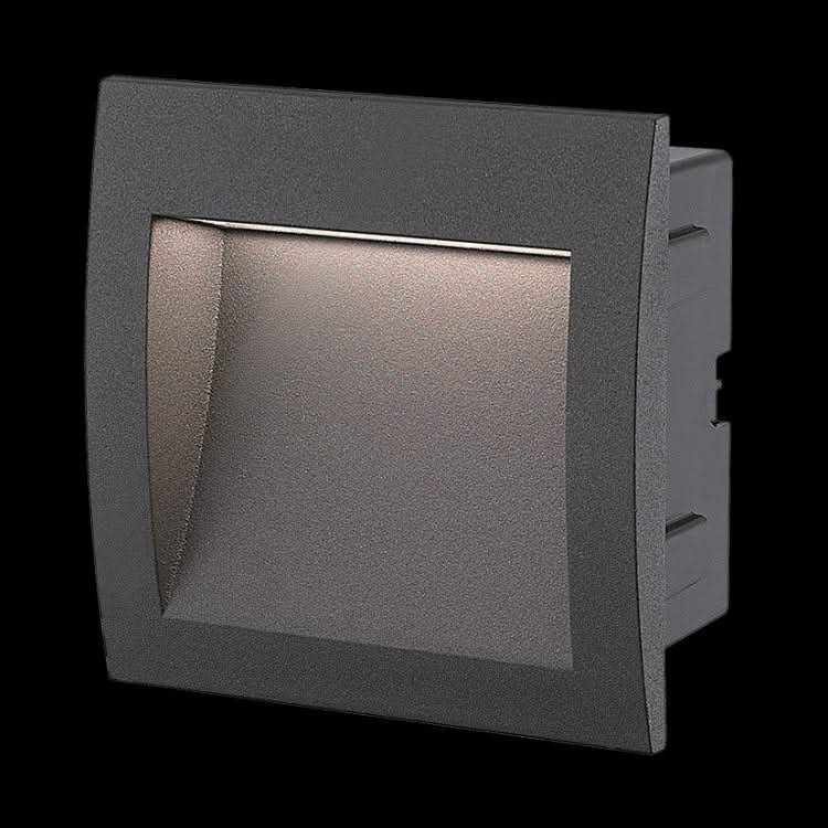 Square LED Recessed Step Light IP65