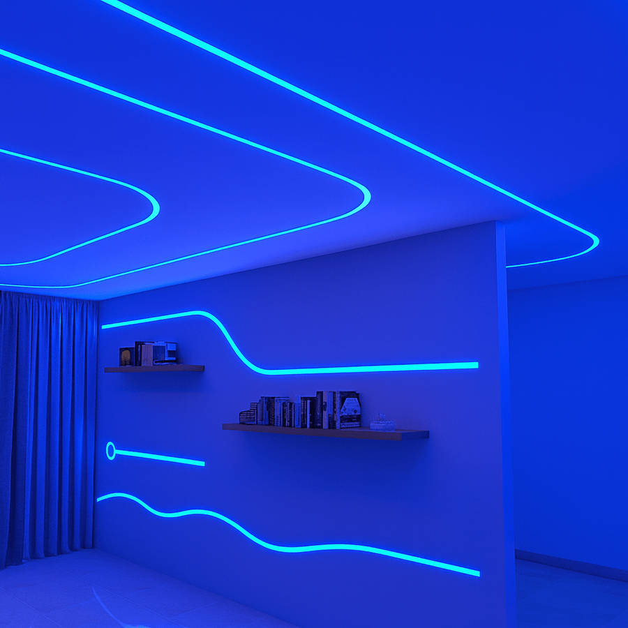 Side Bending Flexible Silicone Profile - 6mm x 12mm