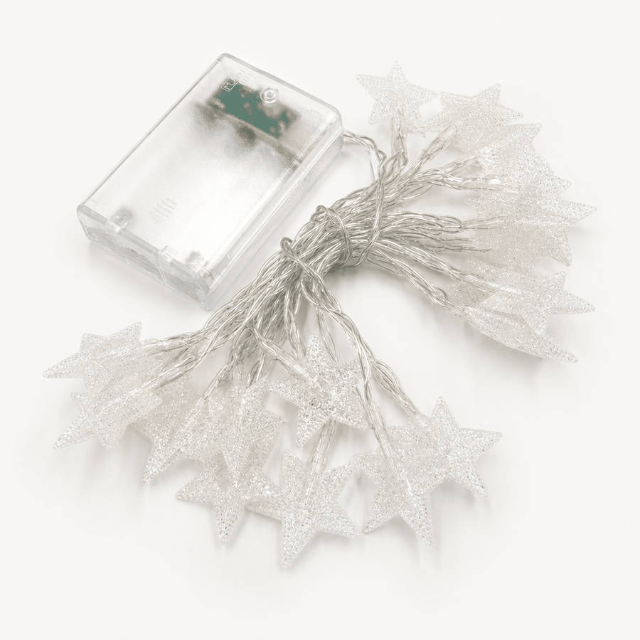 Star Christmas String Light - 5M - Battery Operated