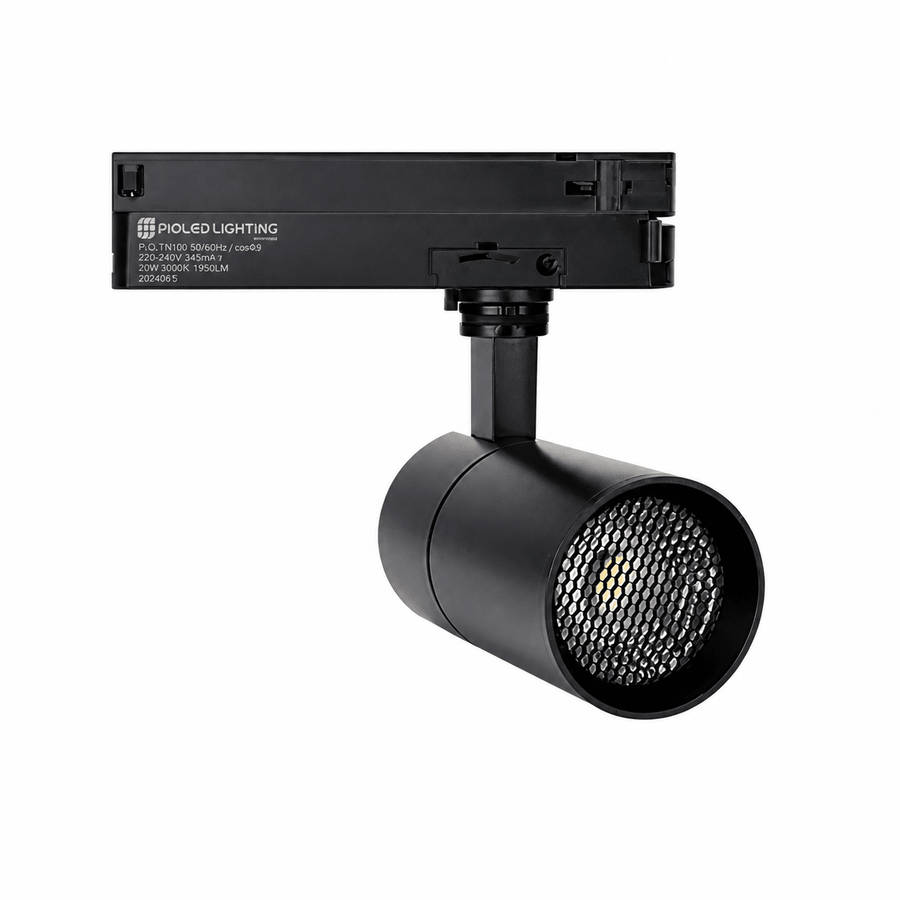 15W Bazuka High Power 3 Wire Track with Removable Honeycomb Spotlight