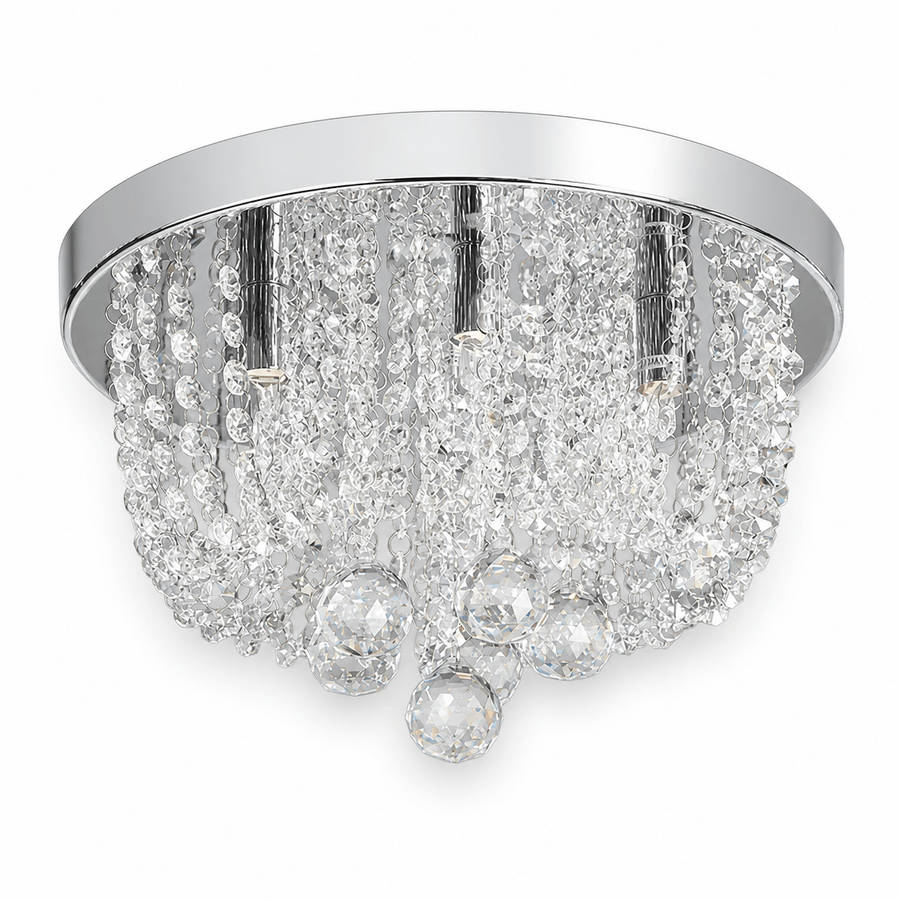 3.5W G9 LED Lily K9 Crystal Ceiling Fitting