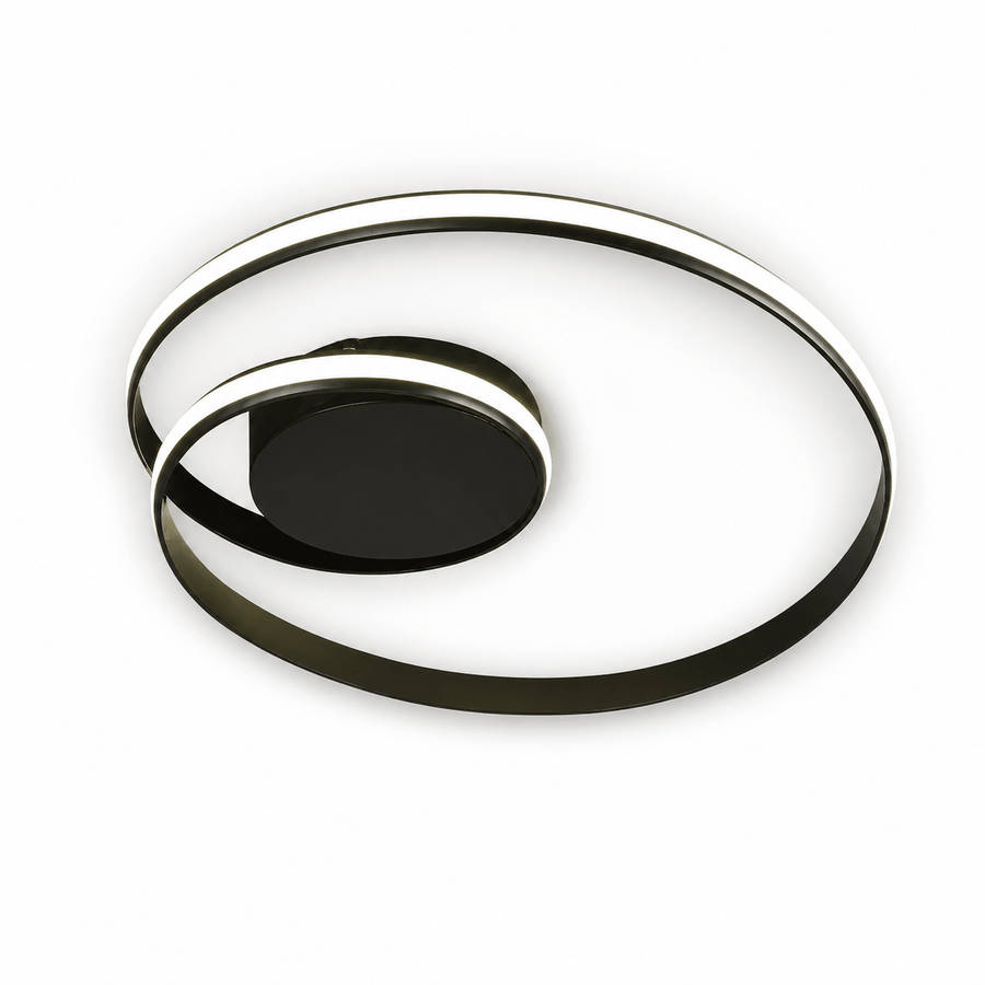Neverend Black LED Ceiling Light - 30W - 3000K - IP44