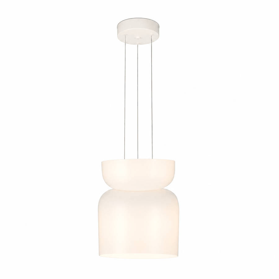 Strata 2 Opal Glass Pendant Light
