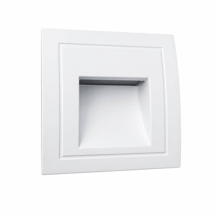 Blair White Recessed Step Light LED 230v 1W IP54