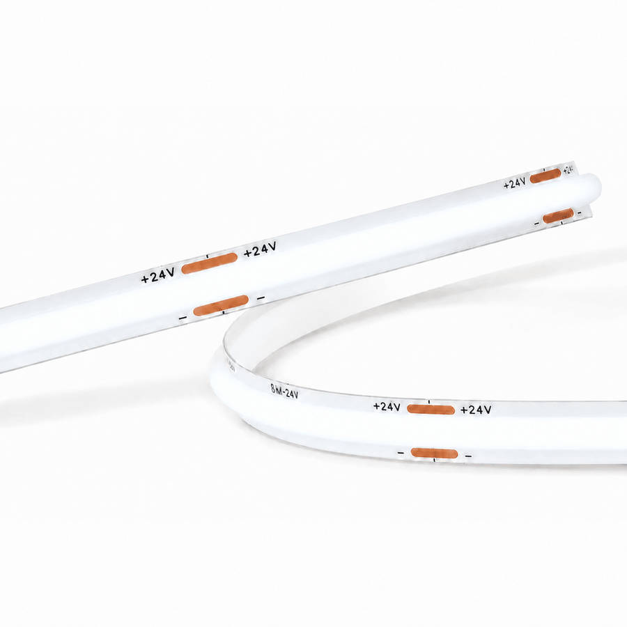 10W 24V FCOB Dotless LED Strip Light  5-Year Warranty, Per Meter, 6500K Daylight