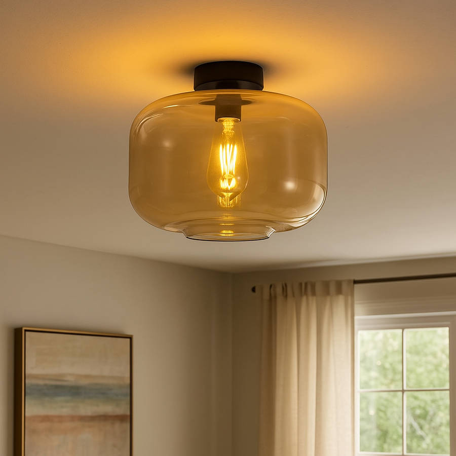 Amber Cake Ceiling Light