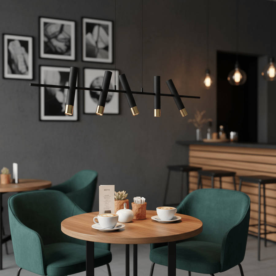 1925 Modern 5 Light LED Pendant