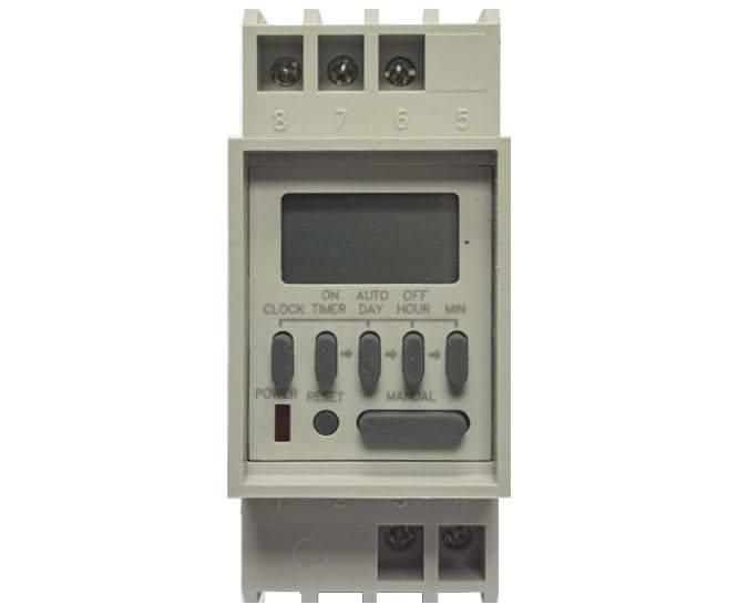 12Vdc LCD Timer - 8 programmes