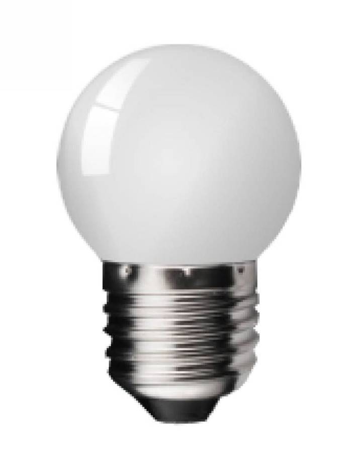 LED Bulb - 1W LED Golf Ball (2 Pack) - E27 / Warm White (3000K)
