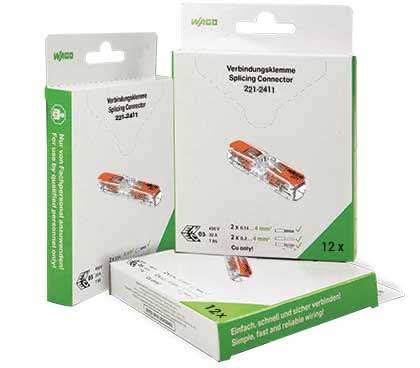 Wago Inline Splicing Connector - 12 Pack