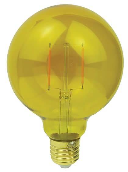 LED Bulb - 2W G95 Filament - Red / Green / Blue / Yellow / Purple