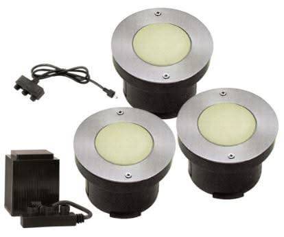 LED Deck Light - Round 3 Light Kit