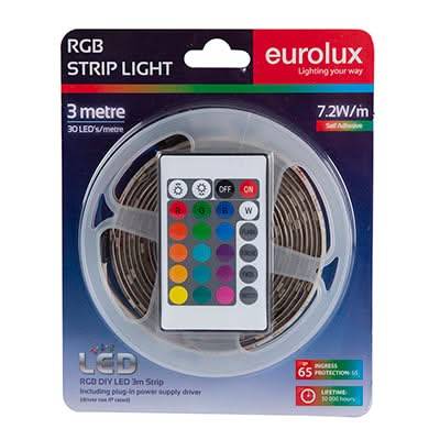 RGB LED Striplight Kit - 3 Meter