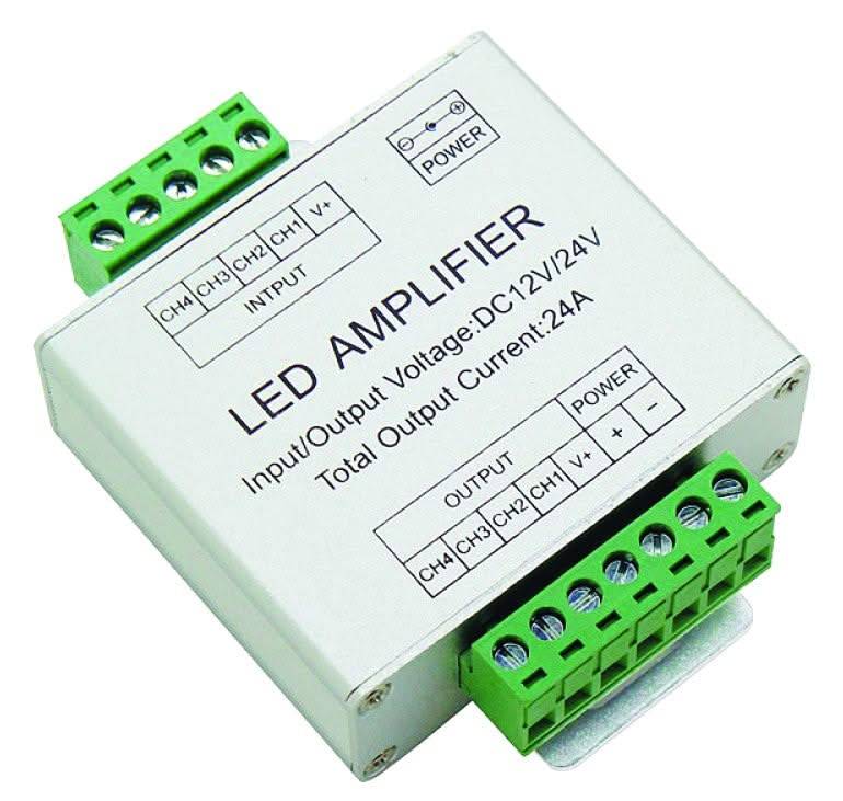 LED Strip Light - RGBW Repeater-Amplifier 6A/Ch
