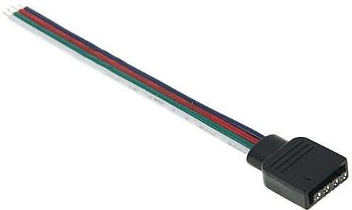 RGB LED Strip Light Connectors (4-pin to wire)