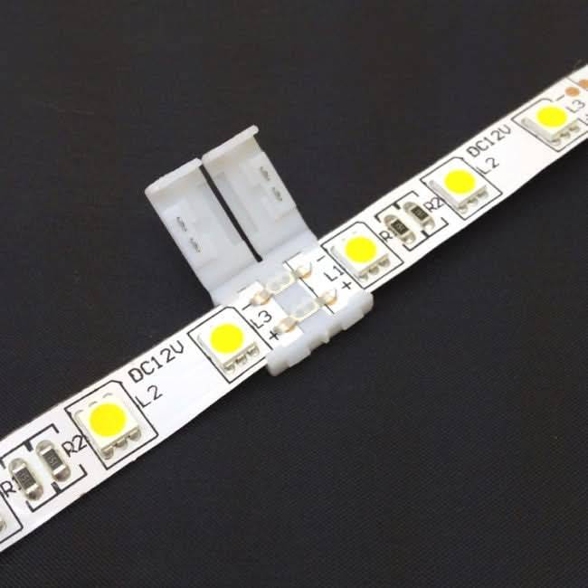LED Strip Light Snap Connectors (3528 & 5050) - 5050 Single-colour & Grow (10mm) / Back-to-Back