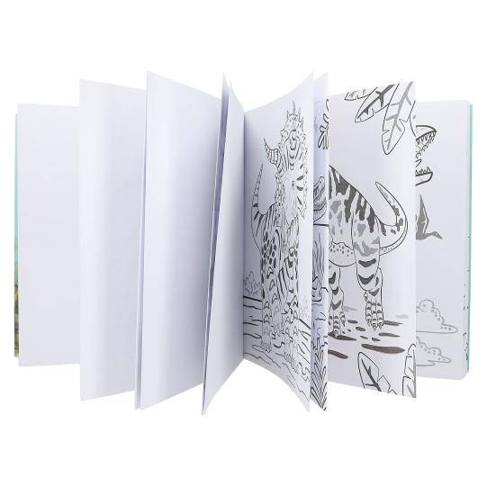 Dino World Water Colour Book with Brush