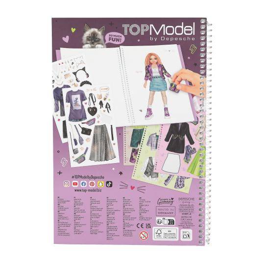 Top Model Dress Me Up Big Rebel Kitty (160+ stickers)