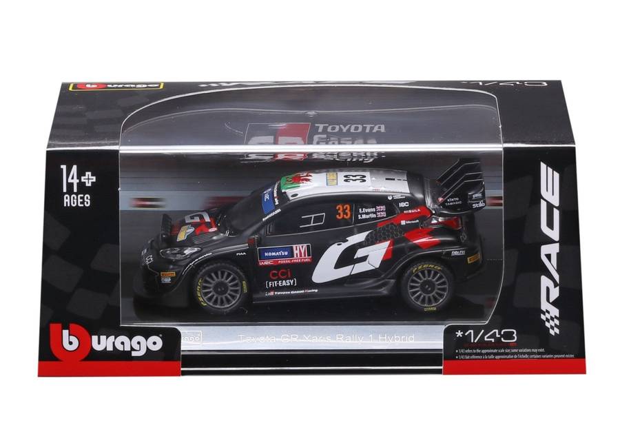 WRC 2024 Toyota GR Yaris Rally 1 Hybrid (scale 1 : 43)