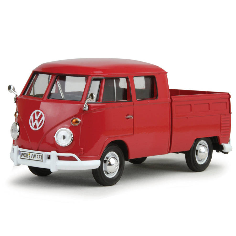 VW Type 2 (T1) Pickup Red (scale 1:24)