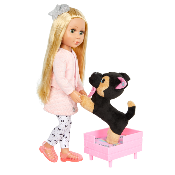 Glitter Girls Poseable Plush German Shepherd Jax